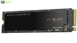 حافظه SSD وسترن دیجیتال مدل BLACK SN750 NVME ظرفیت 1 ترابایت