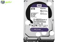 هارددیسک اینترنال وسترن دیجیتال مدل Purple WD60PURZ ظرفیت 6 ترابایت