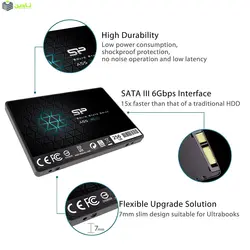 اس اس دی اینترنال SATA3.0 سیلیکون پاور مدل Ace A55 ظرفیت 256 گیگابایت