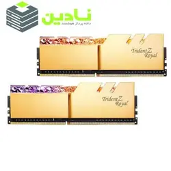 رم دسکتاپ DDR4 دو کاناله 4000 مگاهرتز CL18 جی اسکیل مدل TRIDENTZ ROYAL ظرفیت 64 گیگابایت