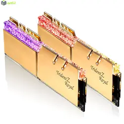 رم دسکتاپ DDR4 دو کاناله 4000 مگاهرتز CL18 جی اسکیل مدل TRIDENTZ ROYAL ظرفیت 64 گیگابایت