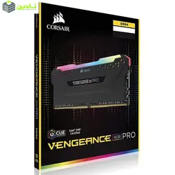 رم دسکتاپ DDR4 دو کاناله 3200 مگاهرتز CL16 کورسیر مدل VENGEANCE RGB PRO ظرفیت 32 گیگابایت