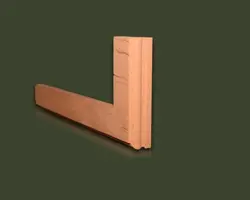 نبشی کنجی چوب راش مدل 66161