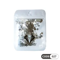 پولک دیزاین ناخن کد 027 دیاموند | DIAMOND