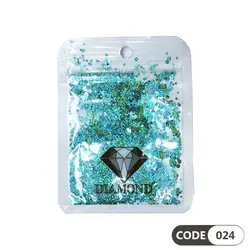 پولک دیزاین ناخن کد 024 دیاموند | DIAMOND