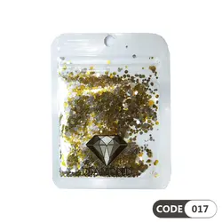 پولک دیزاین ناخن کد 017 دیاموند | DIAMOND
