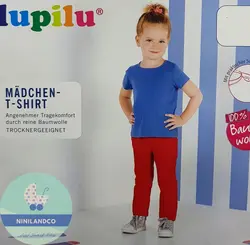 تیشرت ‌دخترانه lupilu