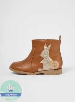 نیم بوت چرم دخترانه TU