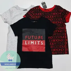 تیشرت پسرانه پک سه عددی