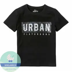 تیشرت پسرانه پولک برگردان