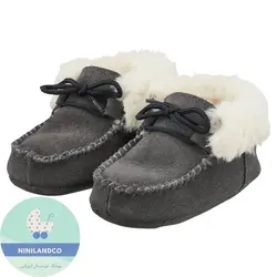 پاپوش چرم خزدار impidimpi