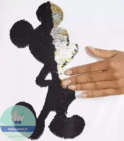 بلوز زنانه پولک برگردون Disney