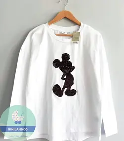 بلوز زنانه پولک برگردون Disney