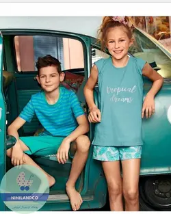 ست تیشرت و شلوارک پسرانه