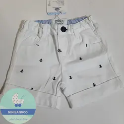 ست تیشرت و شلوارک کتان پسرانه chicco