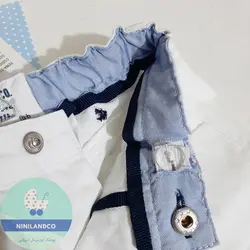 ست تیشرت و شلوارک کتان پسرانه chicco