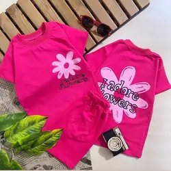 تیشرت شلوارک گل بابونه