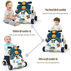 واکر کودک موزیکال سه کاره Fun Trolley