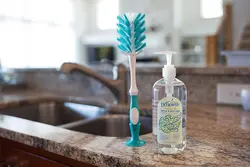 برس شیشه شور دکتر براون  Dr. Brown's bottle brush blue