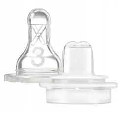 شیشه شیر 2 کاره طلقی پهن 270 میل طرحدار صورتی دکتر براون Dr Brown's Sippy Bottle