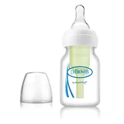 شیشه شیر طلقی 60 میلی لیتر options سبز دکتر بروان  Dr Brown's Narrow Neck Options Baby Bottle 60ml