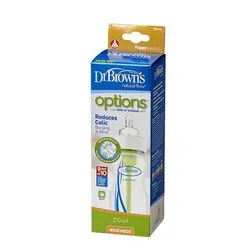 شیشه شیر پهن دکتر بروان270 میل آپشن پلاس   DR BROWN'S PP WIDENECK OPTIONS