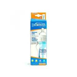شیشه شیر پهن دکتر برون 270میل Dr Browns 240ml Wide Mouth Bottle