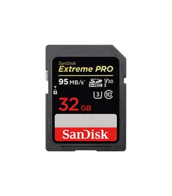 کارت حافظه سنديسک SANDISK 32GB Extreme SDHC CL10 Card 95MB Secure Digital