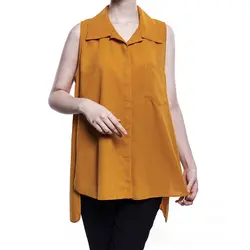 شومیز اسکودای بی آستین زنانه کد T0006