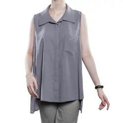 شومیز اسکودای بی آستین زنانه کد T0006