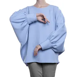 شومیز زنانه آستین کیمونوی مچ سه دکمه  کد T0008