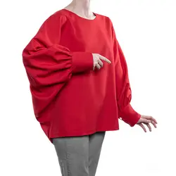 شومیز زنانه آستین کیمونوی مچ سه دکمه  کد T0008