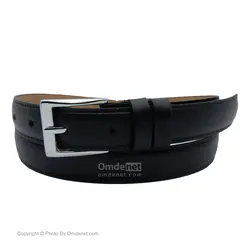 کمربند زنانه 2.5 سانت مشکی قلاب زبانه دار (جین 12 تایی) کد 237