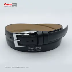 کمربند زنانه 2.5 سانت مشکی قلاب زبانه دار (جین 12 تایی) کد 237