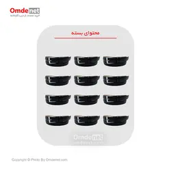 کمربند زنانه 2.5 سانت مشکی قلاب زبانه دار (جین 12 تایی) کد 237