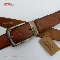 کمربند اسپرت 4 سانت رابو (رویه سوگو) قلاب خارجی برند ARMANI (جین 12 تایی) کد 293