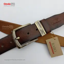 کمربند اسپرت 4 سانت رابو (رویه سوگو) قلاب خارجی برند ARMANI (جین 12 تایی) کد 293