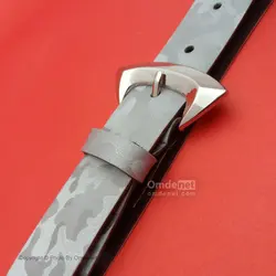 کمربند زنانه 3 سانت طرح چریکی قلاب زبانه دار خارجی (جین 12 تایی) کد 247
