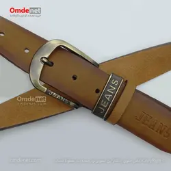 کمربند چرم مصنوعی 4 سانت اسپرت برند Jeans (جین 12 تایی) کد 212
