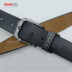 کمربند چرم مصنوعی 4 سانت اسپرت برند Jeans (جین 12 تایی) کد 212