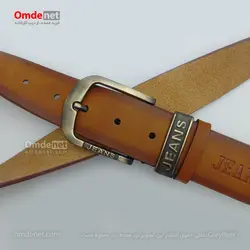 کمربند چرم مصنوعی 4 سانت اسپرت برند Jeans (جین 12 تایی) کد 212