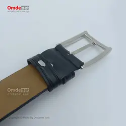 کمربند چرم مصنوعی 4 سانت کلاسیک چاپ دو دوخت (جین 12 تایی)