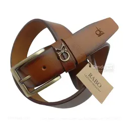 کمربند چرم طبیعی 4 سانت اسپرت برند CK (جین 12 تایی) کد 209