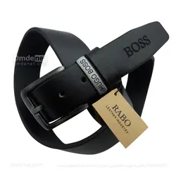 کمربند چرم طبیعی اسپرت 4 سانت برند Boss (جین 12 تایی) کد 180
