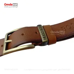 کمربند چرم طبیعی اسپرت 4 سانت برند Boss (جین 12 تایی) کد 180