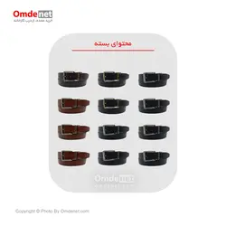 کمربند چرم طبیعی اسپرت 4 سانت برند Tommy Hilfiger (جین 12 تایی) کد 264