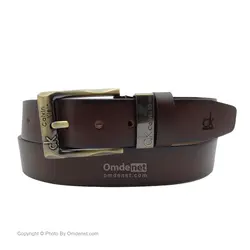 کمربند چرم طبیعی اسپرت 4 سانت قلاب خارجی برند CK (جین 12 تایی) کد 284