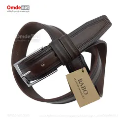 کمربند چرم طبیعی کلاسیک زبانه دار 3.5 سانت (جین 12 تایی) کد 179