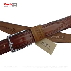 کمربند چرم طبیعی کلاسیک زبانه دار 3.5 سانت (جین 12 تایی) کد 179
