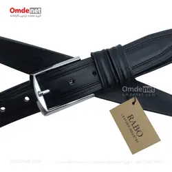 کمربند چرم طبیعی کلاسیک زبانه دار 3.5 سانت (جین 12 تایی) کد 179